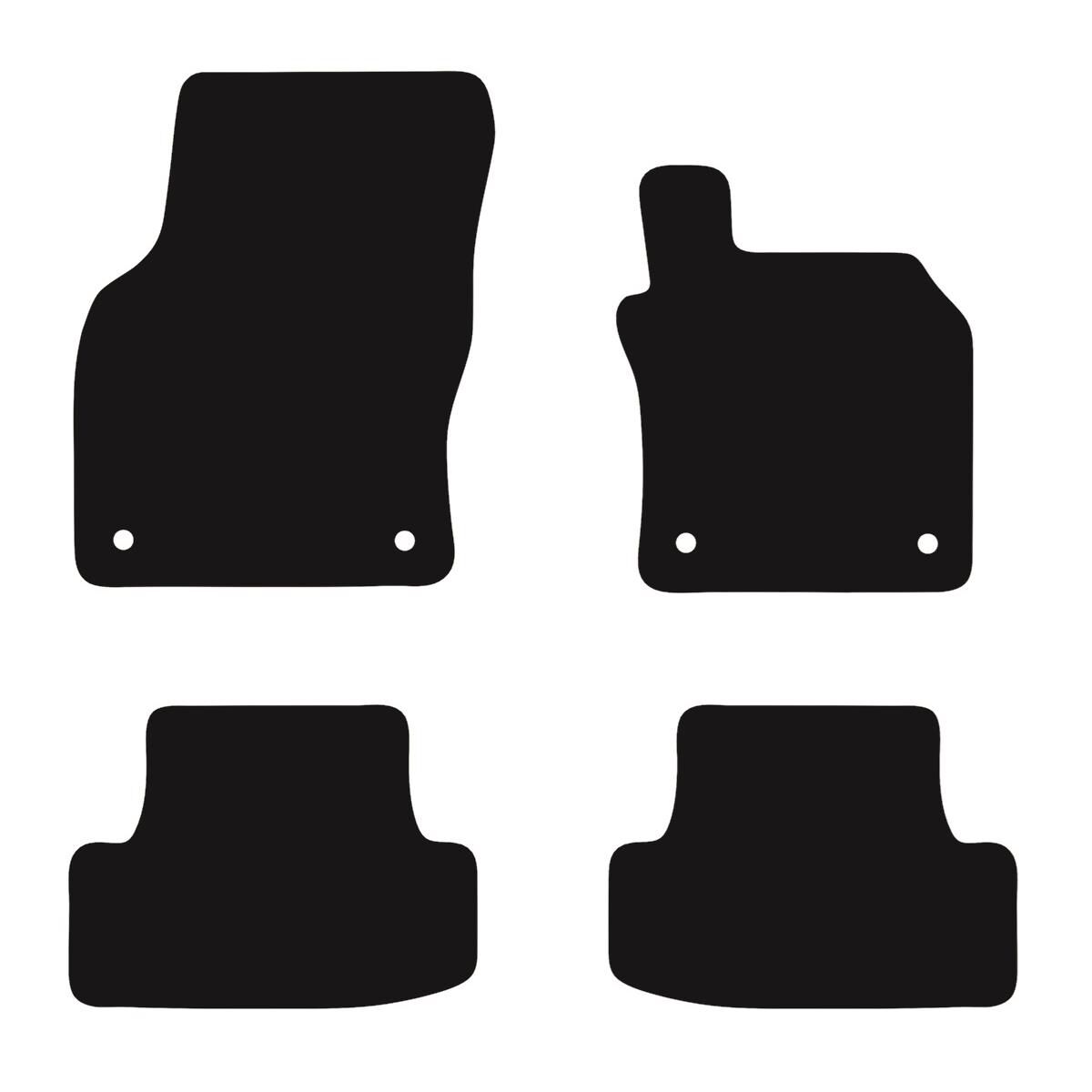 LUXURY CARPET CAR MATS FOR AUDI Q2 2017 ONWARDS, , scanz_hi-res