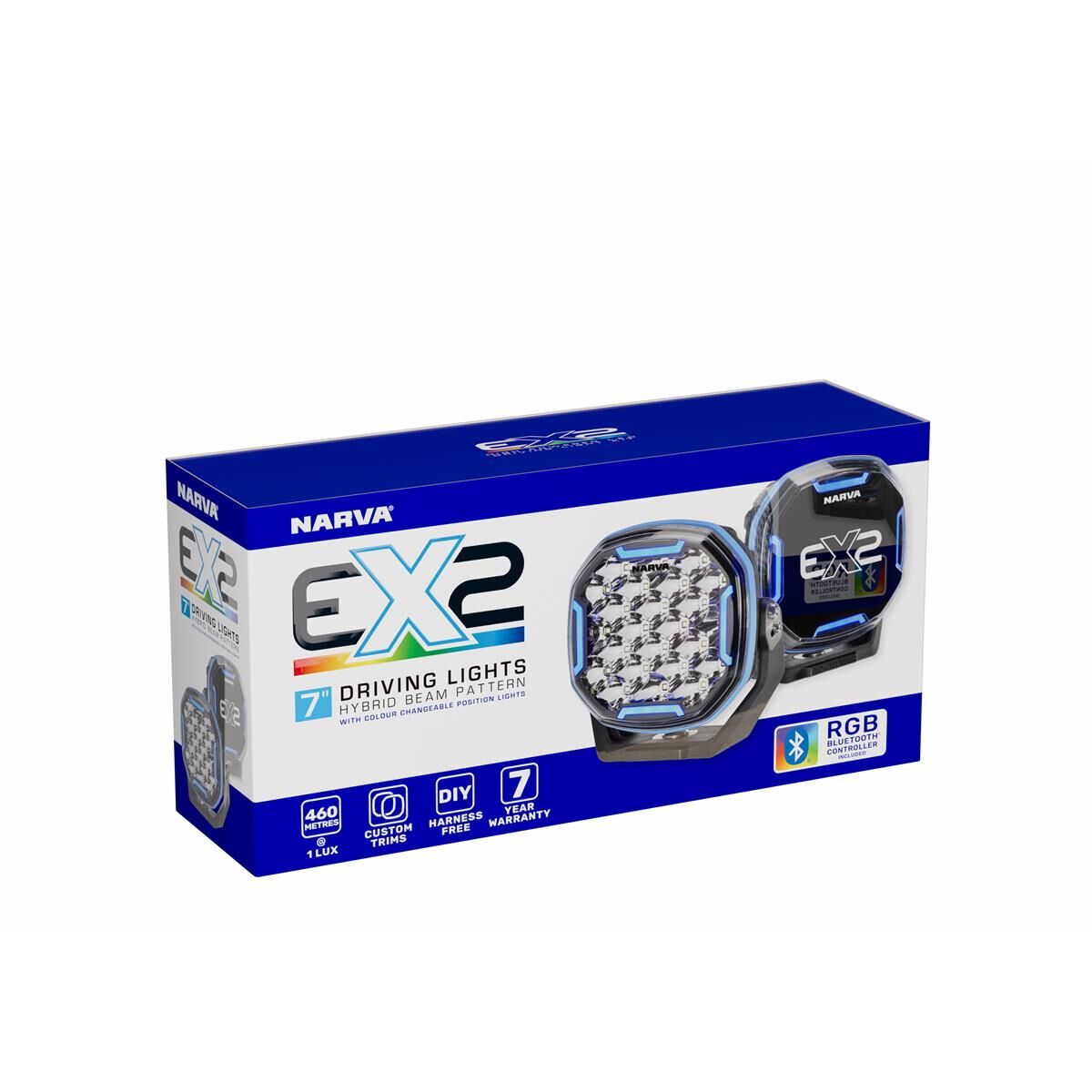 7 INCH EX2-R DRIVING LAMP (PAIR) RGB ENABLED, , scanz_hi-res