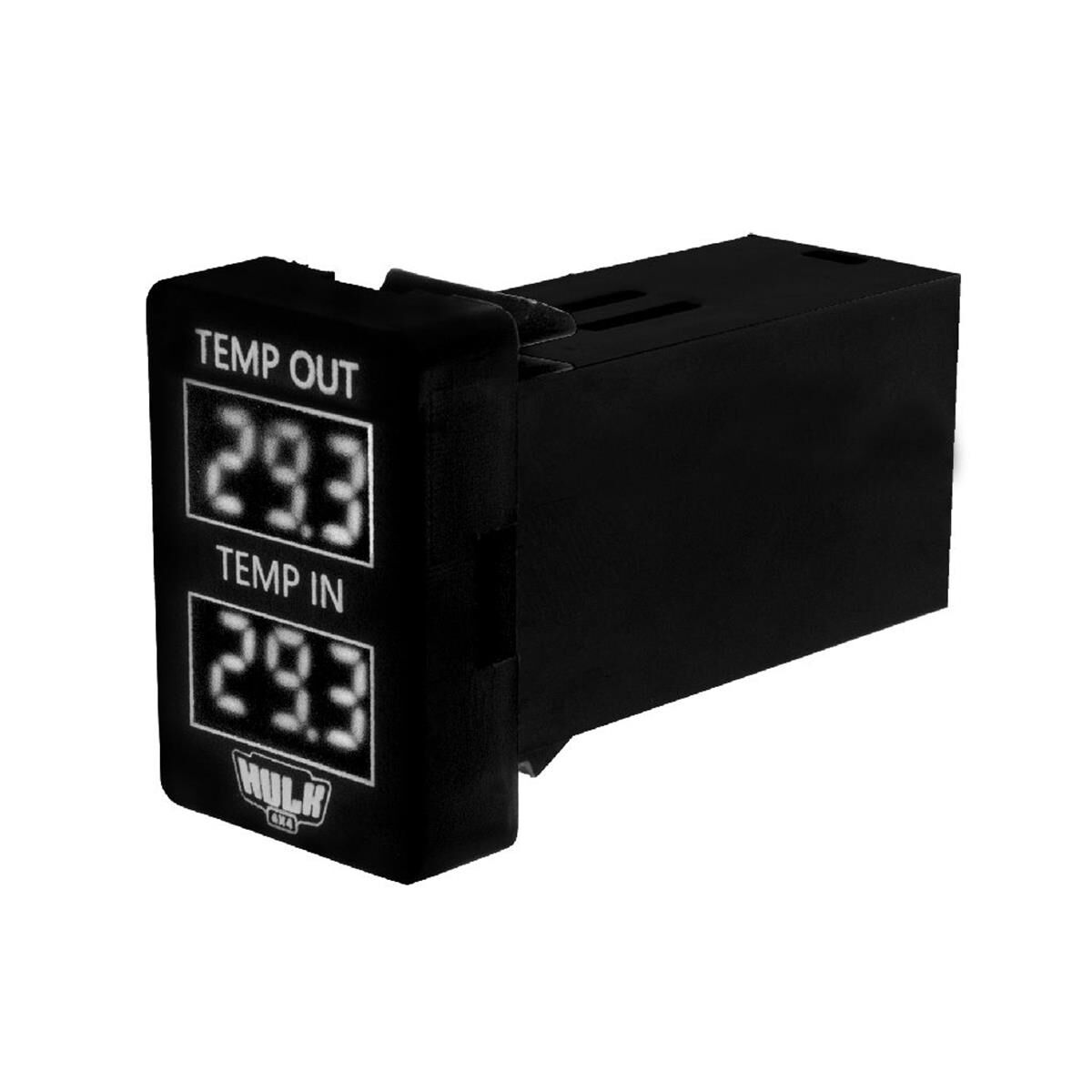 DUAL TEMPERATURE METER OE RPL LATE TOYOTA WHITE LED 33 x 22mm, , scanz_hi-res