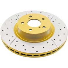 Street Gold Cross-drilled/slotted KP [ Camry/Aurion/Rav4 06->/Prius ZVW40 2012-> F ], , scanz_hi-res