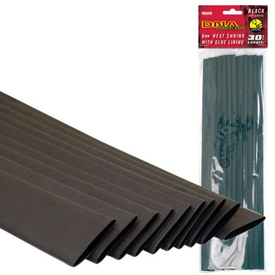 HEATSHRINK 9MM GLUE LINED BLACK (10 PACK), , scanz_hi-res