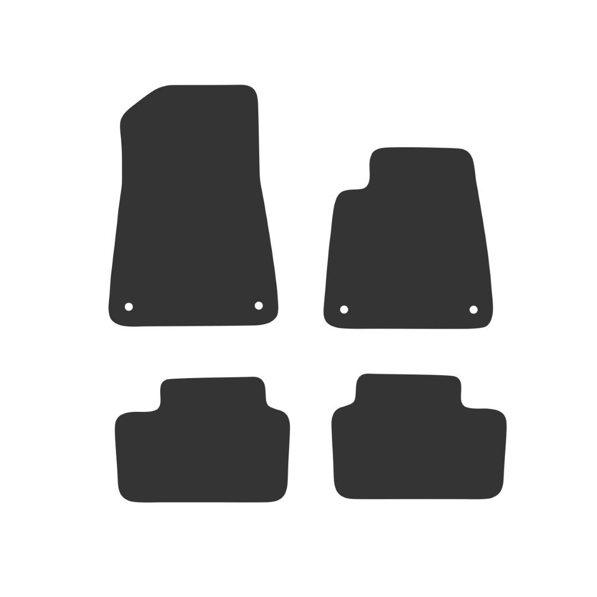 LUXURY CARPET CAR MATS FOR POLESTAR 2 2022 ONWARDS, , scanz_hi-res