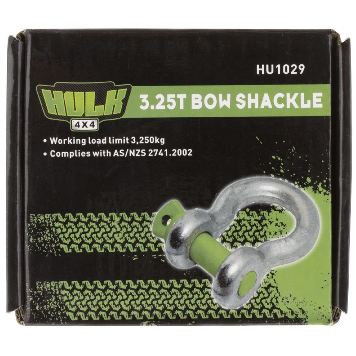 BOW SHACKLE 3250kg GALVINISED BODY DIA 16mm PIN DIA 19mm  AS/NZS2741.2002      HULK 4x4, , scanz_hi-res