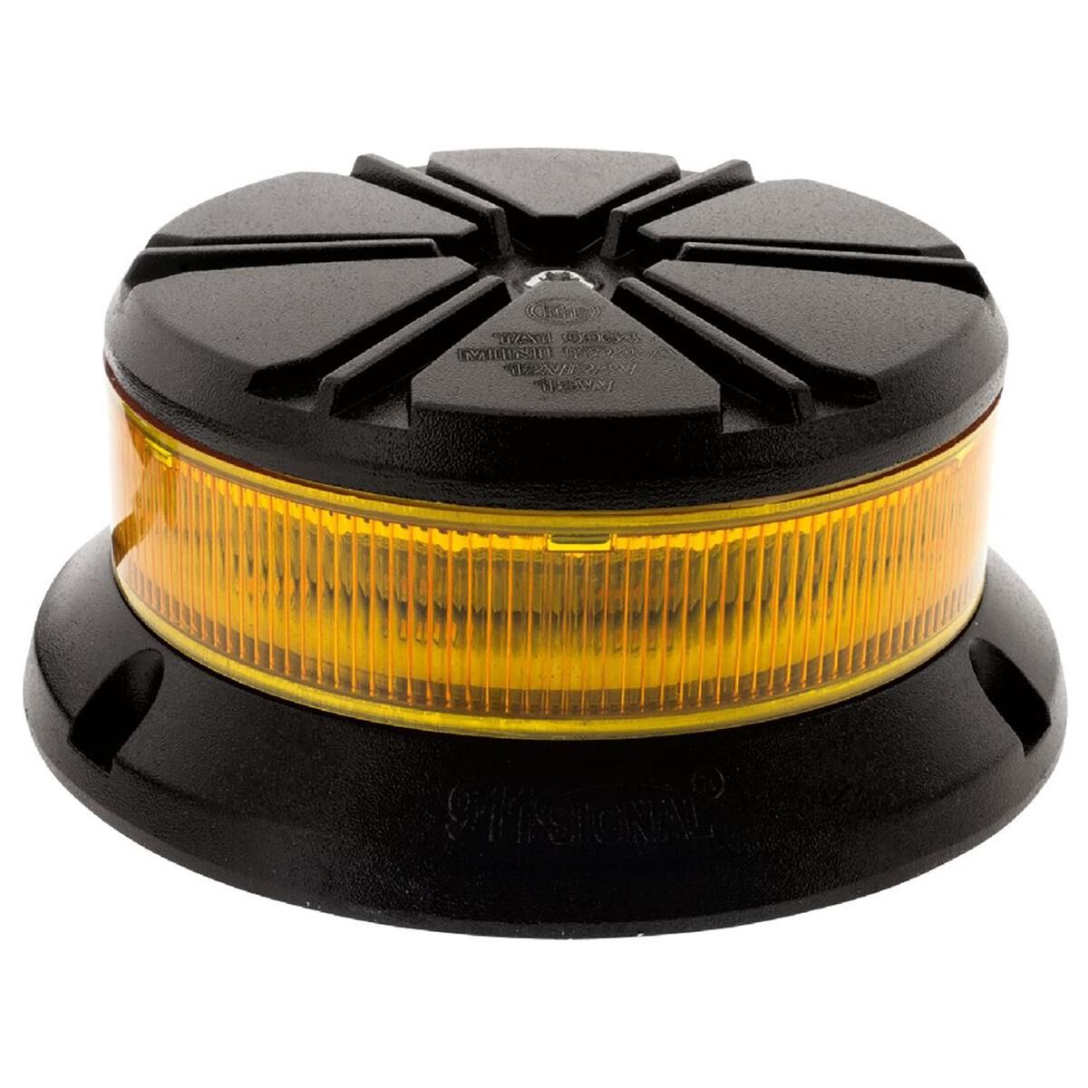LED AMBER BEACON 10-30V MAGNET METAL MNT  9xSTRBE 1xROT PATTs  LOW PROFLE   CLASS I   JAYLEC, , scanz_hi-res