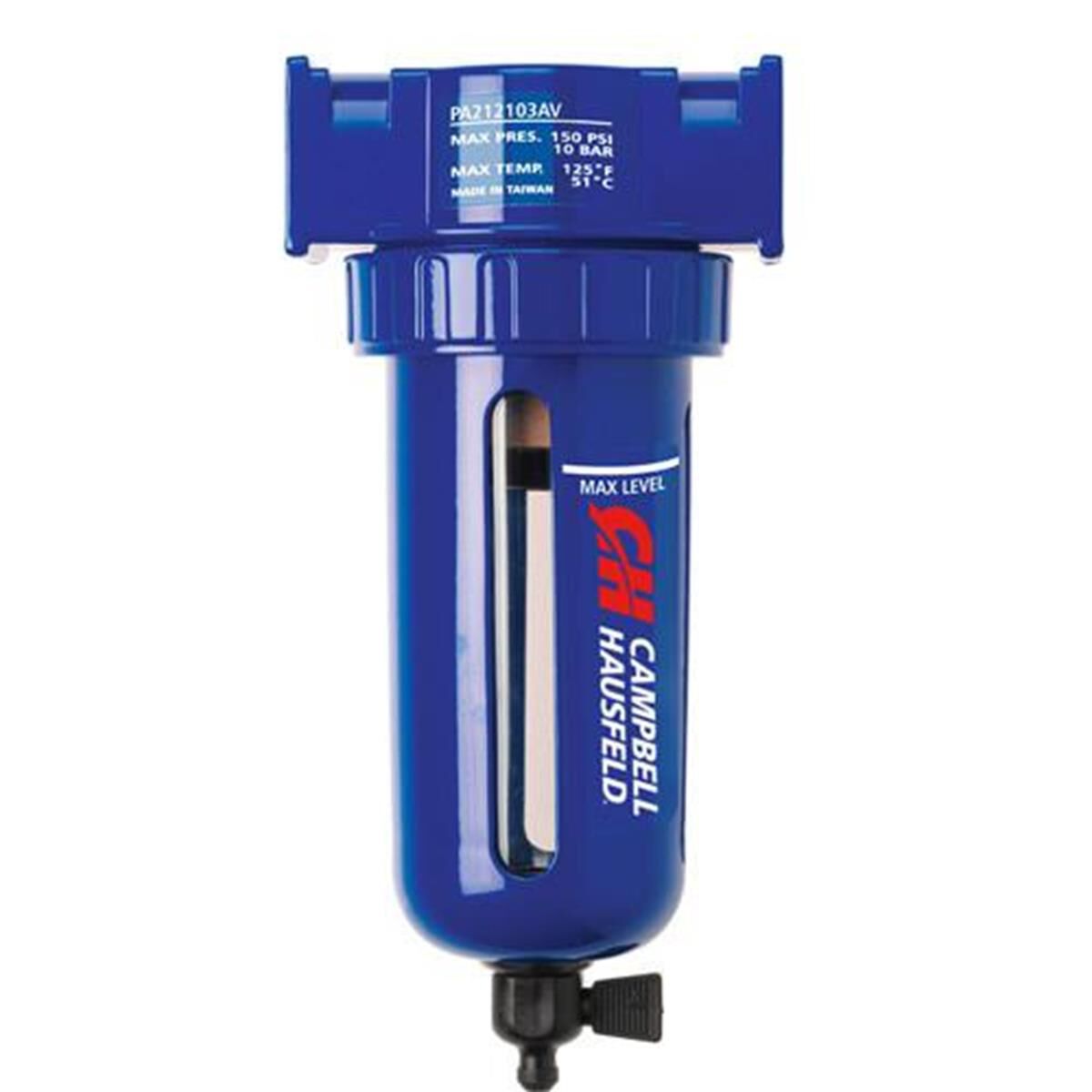 CAMPBELL HAUSFELD AIR FILTER GENERAL PURPOSE 3/8" QR BOWL, , scanz_hi-res