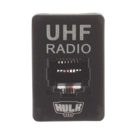 RJ45 UHF SOCKET OE RPL T/S LATE TOYOTA BLUE LED  33 x 22mm            HULK 4x4, , scanz_hi-res