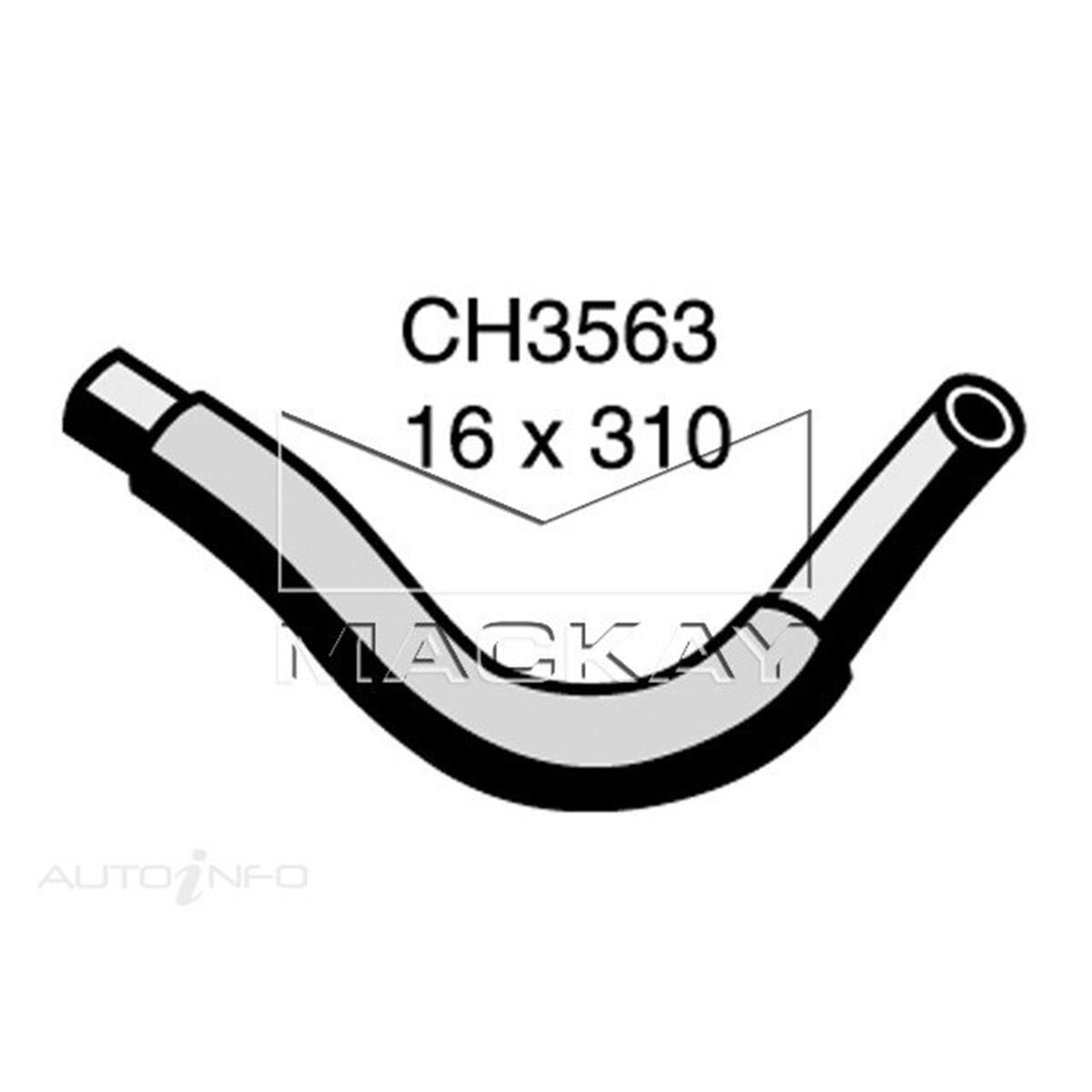 HEATER HOSE  - TOYOTA CRESSIDA MX83R - 3.0L I6  PETROL - MANUAL & AUTO, , scanz_hi-res