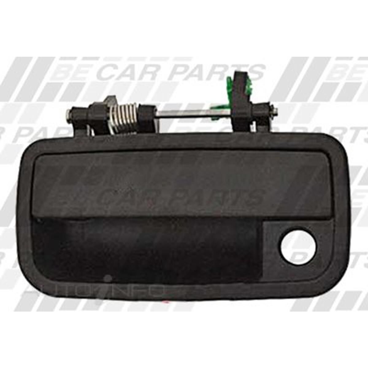 DOOR HANDLE - FRONT OUTER - L/H - BLACK, , scanz_hi-res