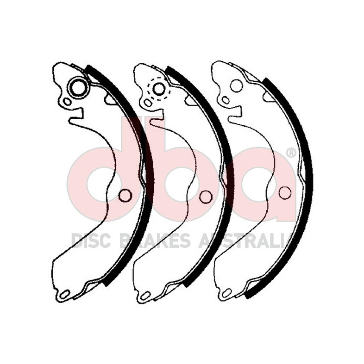DBA BRAKE SHOE SET, , scanz_hi-res