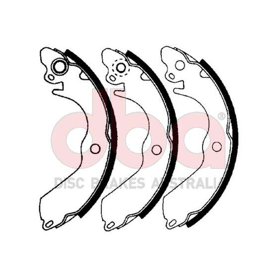 DBA BRAKE SHOE SET, , scanz_hi-res