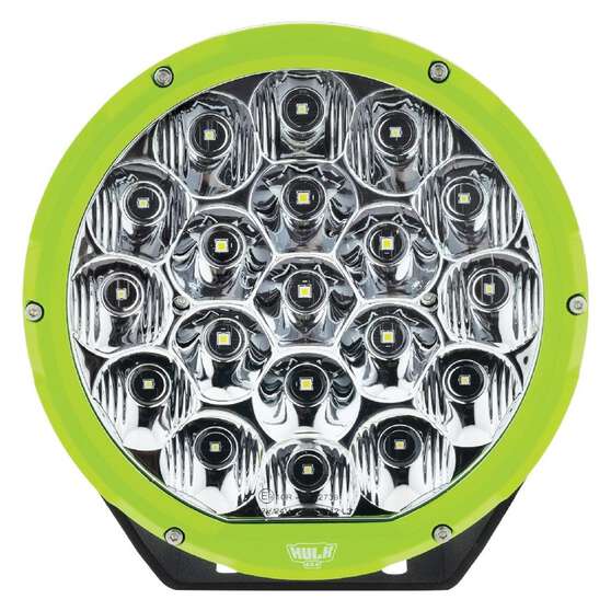 7" RND LED DRIVING LAMP DRIVNG BEAM 9-36V 106W 19 LED's GREEN 11,000Lms, , scanz_hi-res