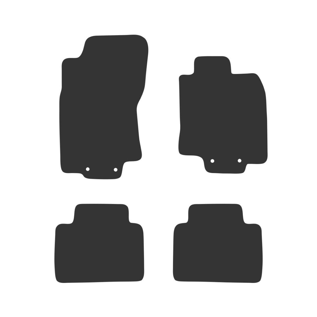 EXECUTIVE RUBBER CAR MATS FOR NISSAN X-TRAIL (3RD GEN 5 SEAT) 2014-2021, , scanz_hi-res