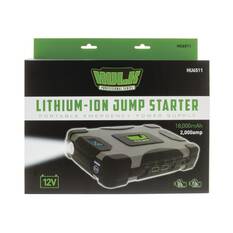 LITHIUM-COBALT JUMP STARTER 18,000mAh W/LED DISPLY, CARRY CASE, FLASH LIGHT, 12V PWR SUP, , scanz_hi-res