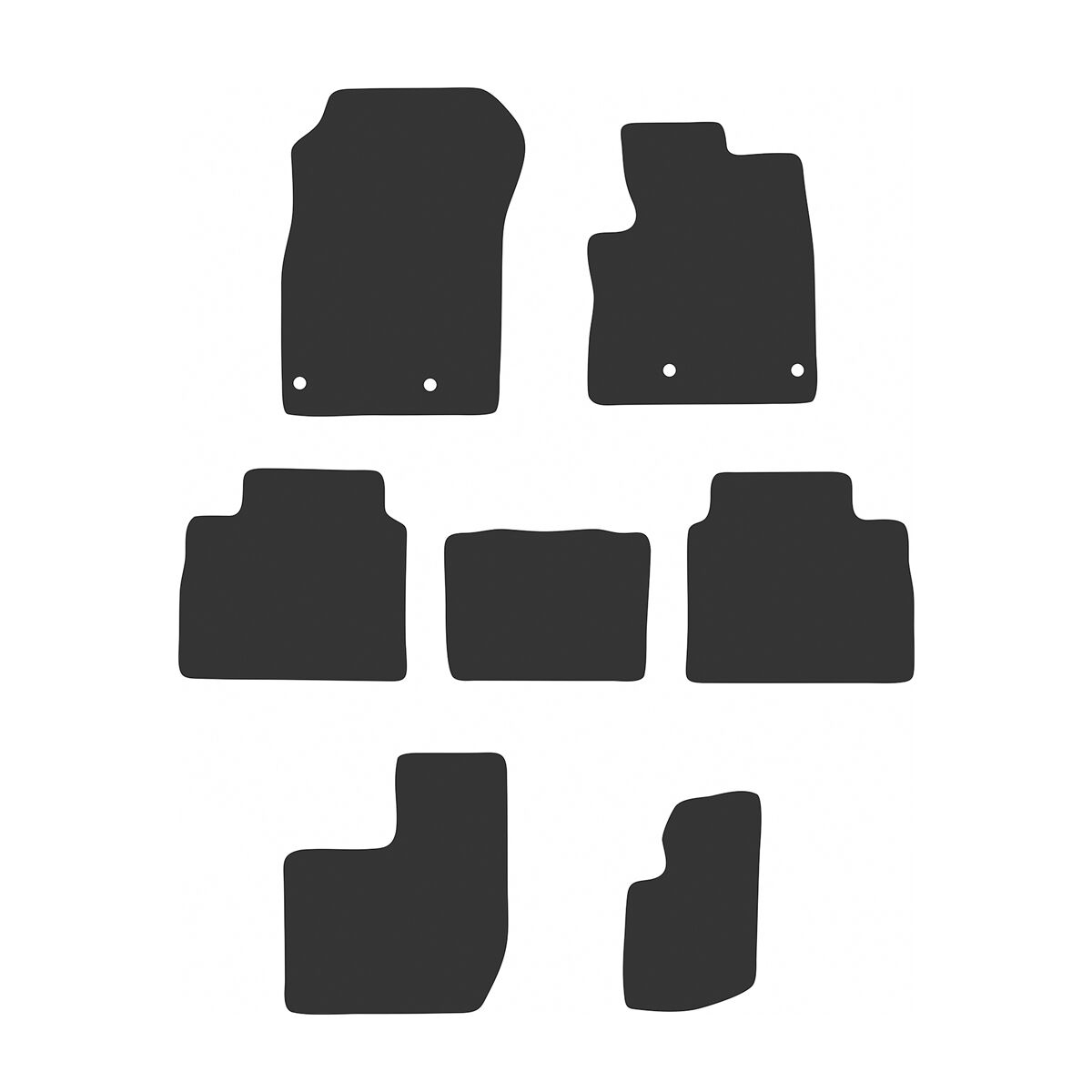 LUXURY CARPET CAR MATS FOR NISSAN X-TRAIL (4TH GEN 7 SEAT) 2022 ONWARDS, , scanz_hi-res