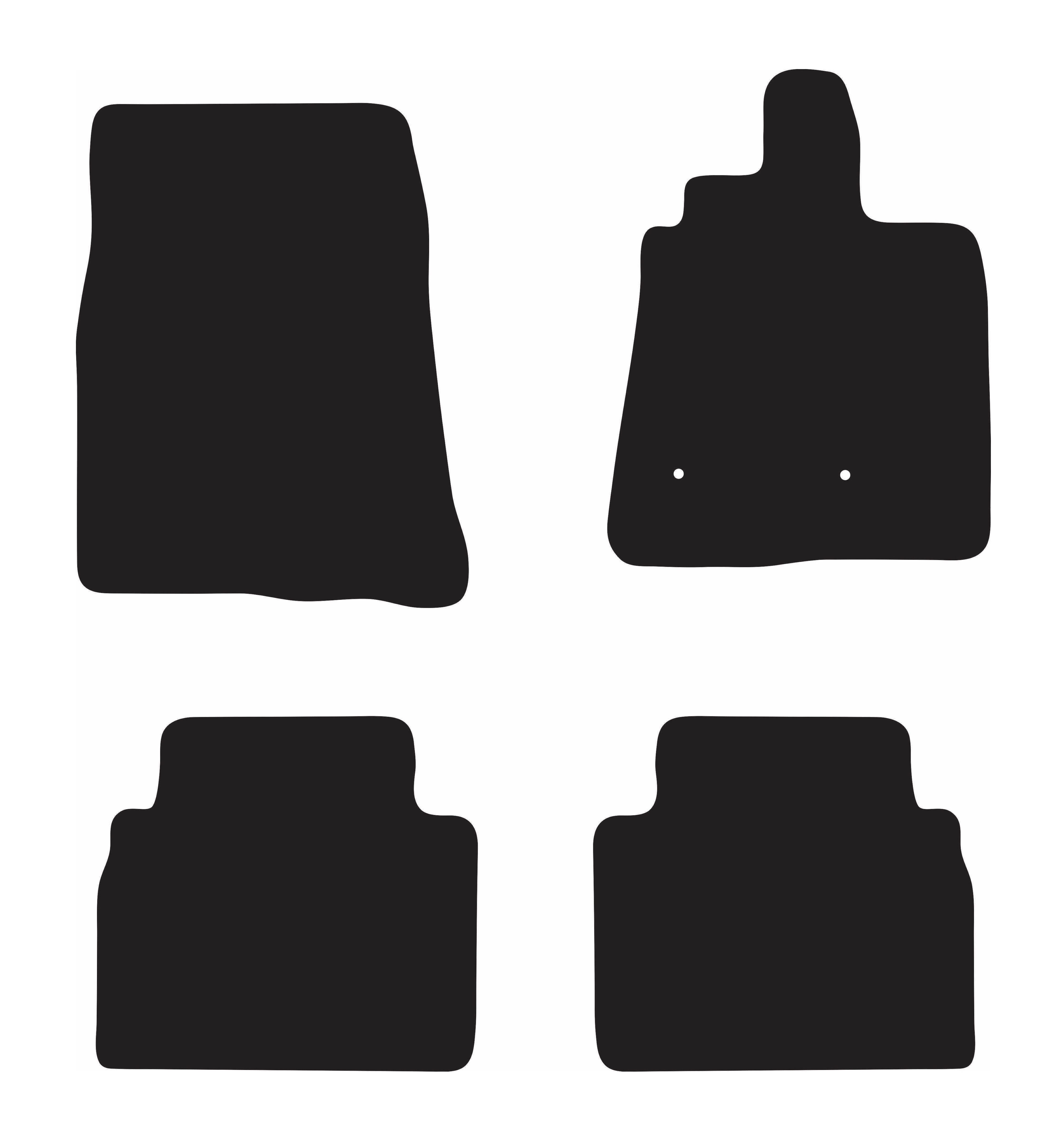 LUXURY CARPET CAR MATS FOR MITSUBISHI PAJERO (4TH GEN 2 DOOR) 2006-2021, , scanz_hi-res