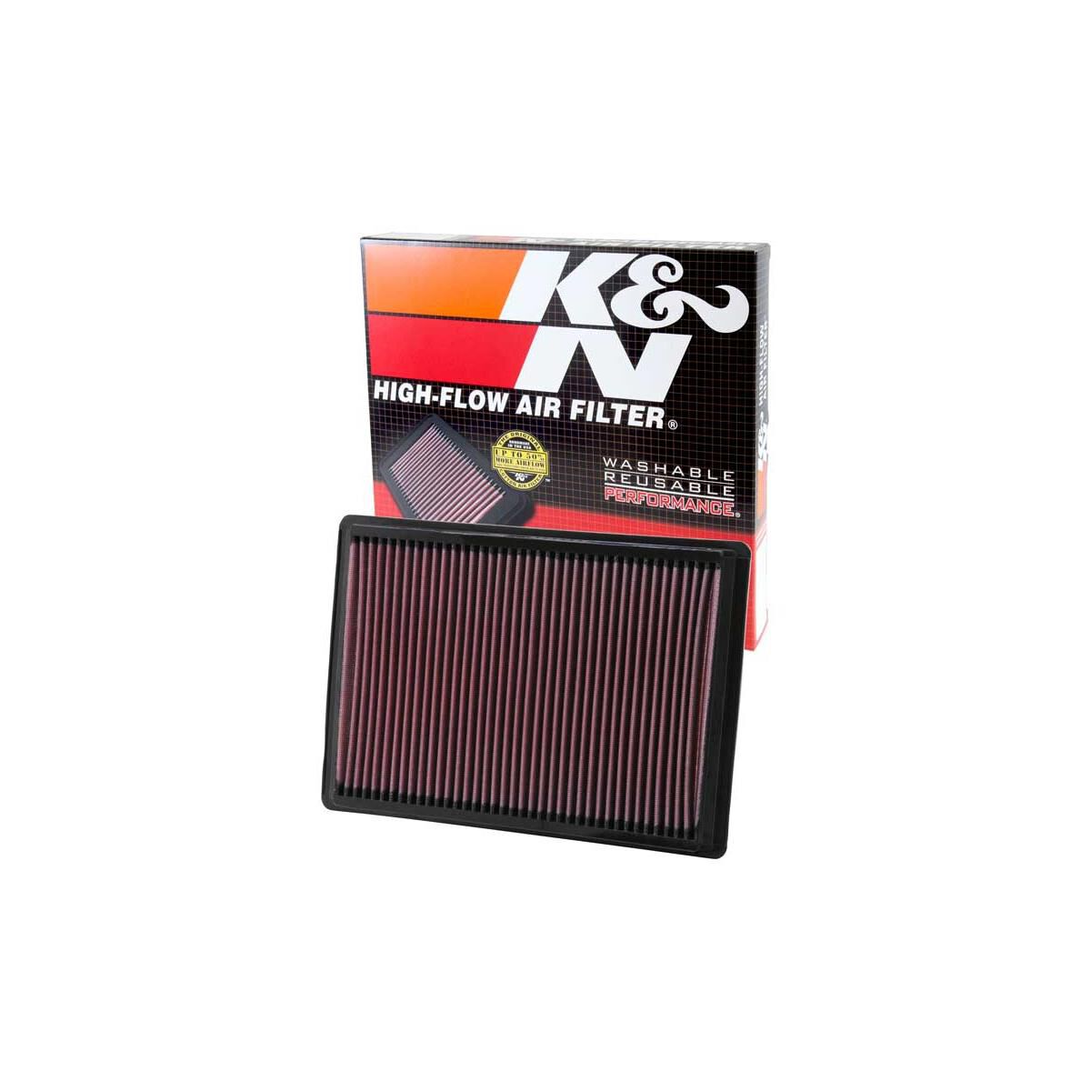 K&N HI-FLOW AIR FILTER - REUSABLE, , scanz_hi-res