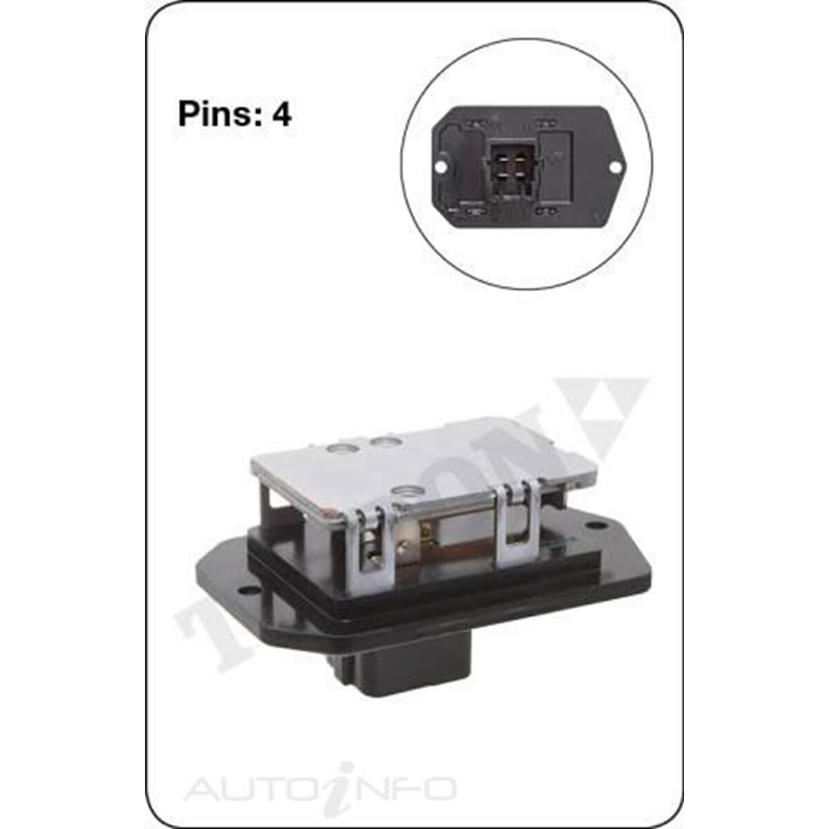 TRIDON HEATER FAN RESISITOR, , scanz_hi-res