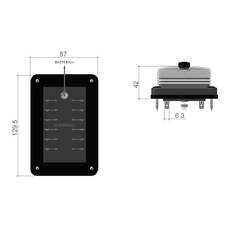 12 WAY FUSE BOX W/PROOF ATS BLADE FUSE 1 IN 12 OUT LED, , scanz_hi-res