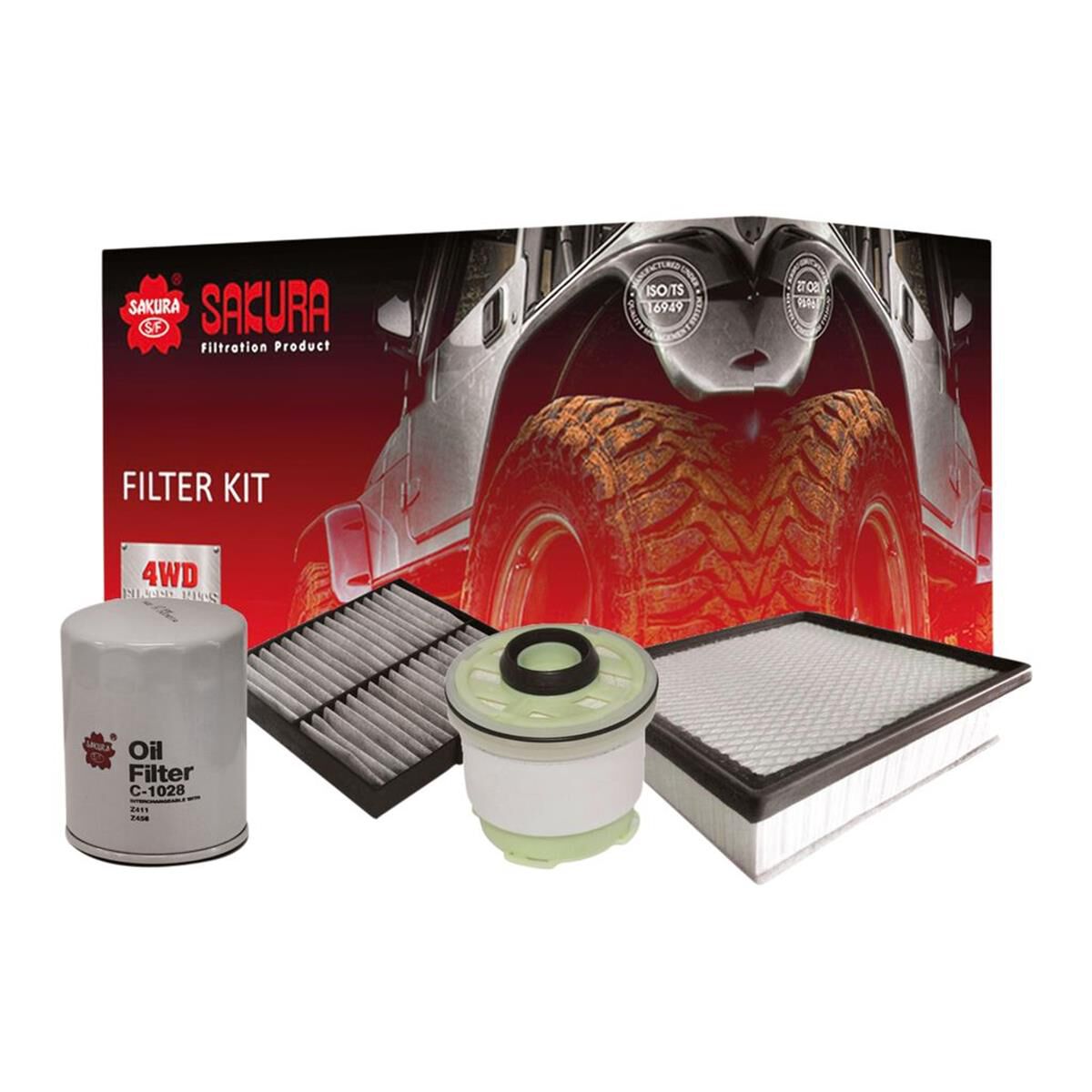 FILTER KIT OIL AIR FUEL CABIN, , scanz_hi-res