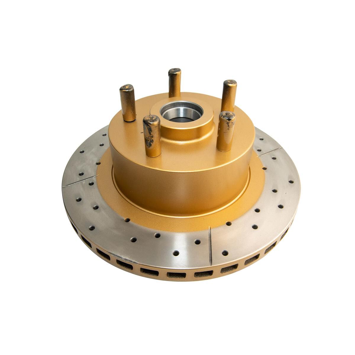 Street Gold Cross-drilled/slotted [ Holden 86-92 VL-VP 290mm F ] HUB TYPE, , scanz_hi-res