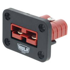 SINGLE FLUSH MOUNT HOUSING 50A ANDO STYLE PLUG RED, , scanz_hi-res