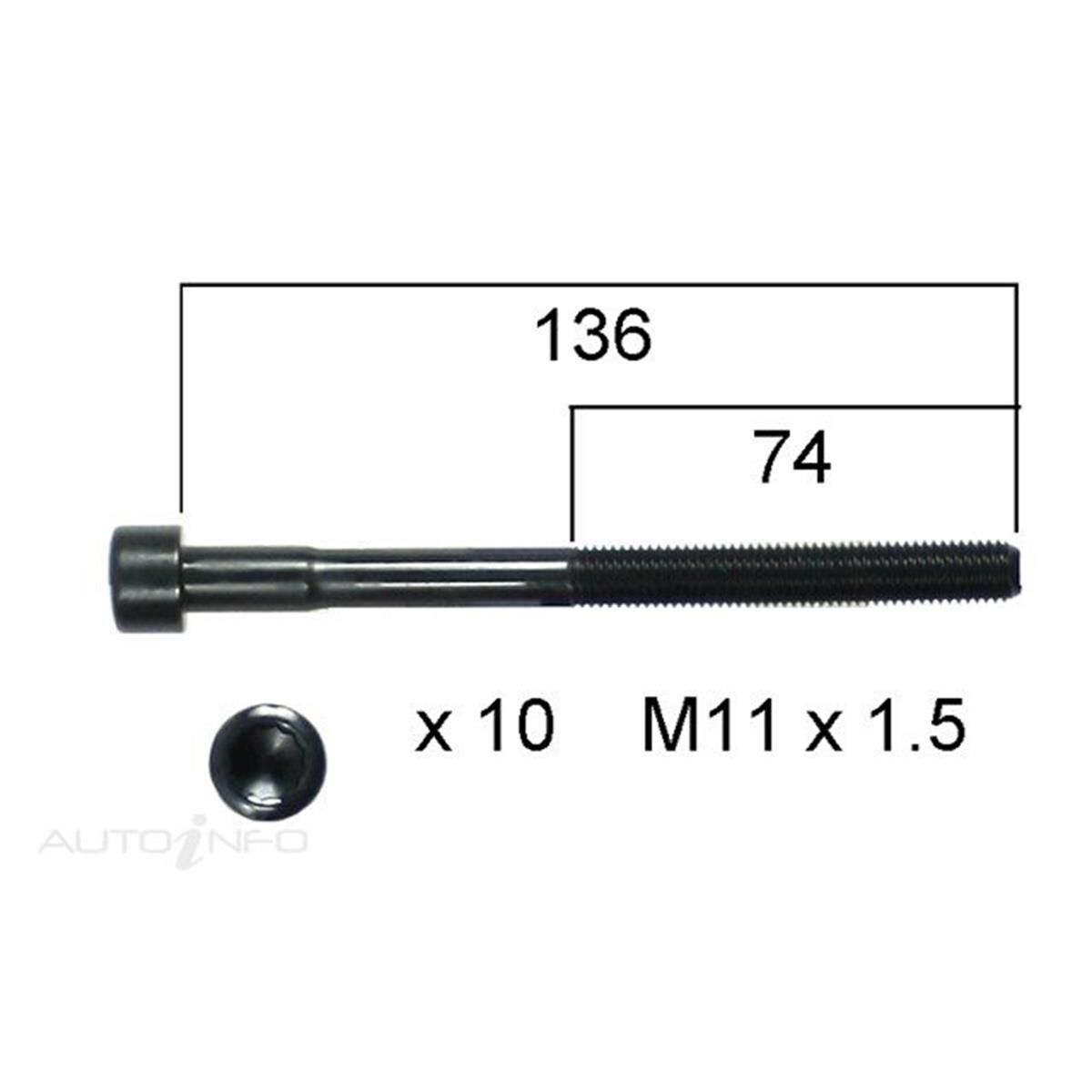 HEAD BOLT SET TOYOTA 1AZ-FSE, , scanz_hi-res