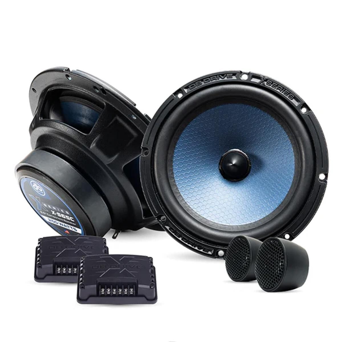 DB DRIVE 6.5" COMPONENT SPEAKERS 250W RMS (PAIR) X SERIES, , scanz_hi-res
