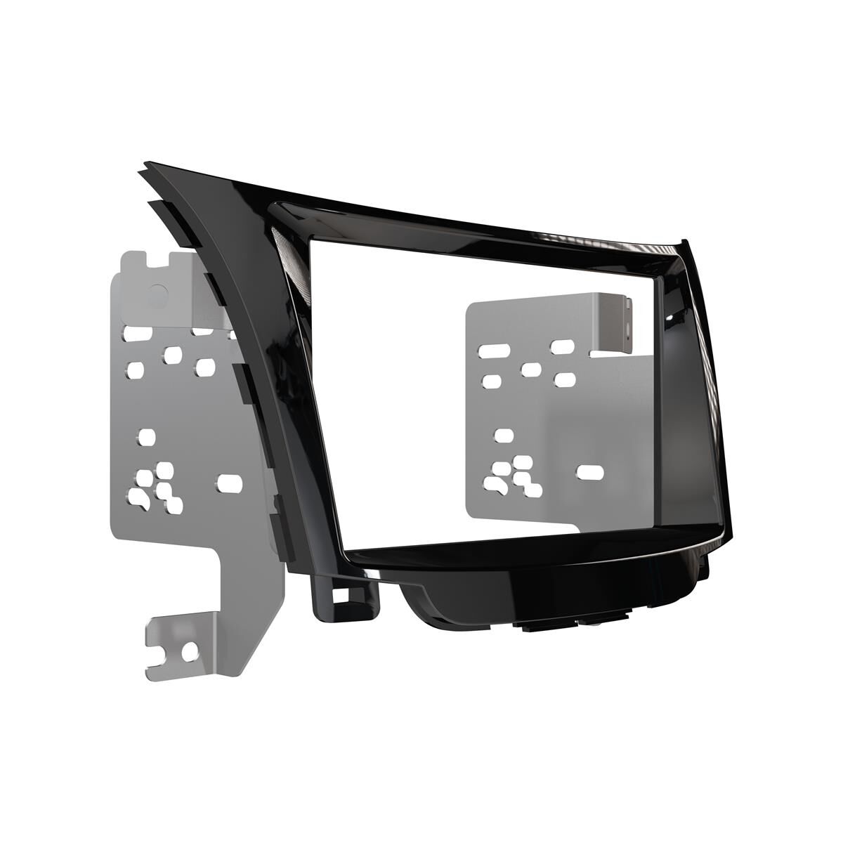 DOUBLE DIN PIANO BLACK FACIA KIT TO SUIT HYUNDAI I30 2012-17, , scanz_hi-res