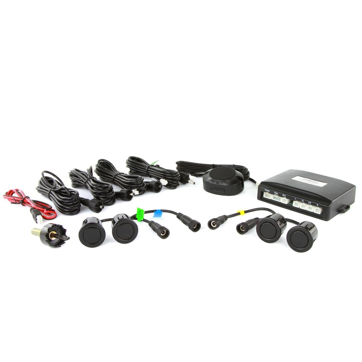 DNA 4 SENSOR REAR PARKING KIT WITH BUZZER (21.5MM SENSOR HOLE), , scanz_hi-res