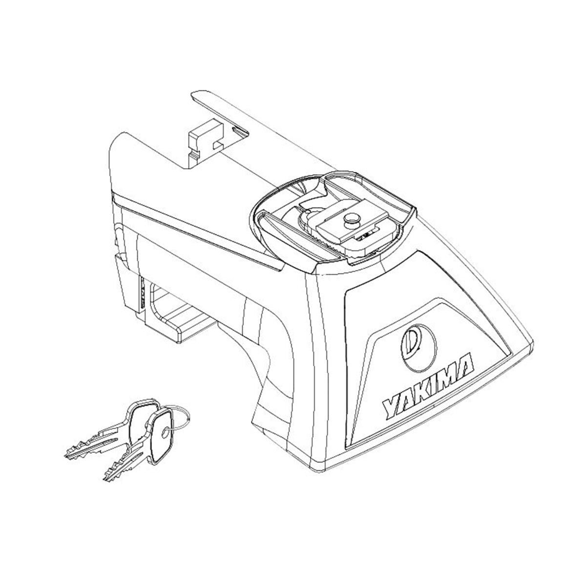 FLUSH RAIL PLATFORM FIT KIT ISUZU MU-X 21+, , scanz_hi-res