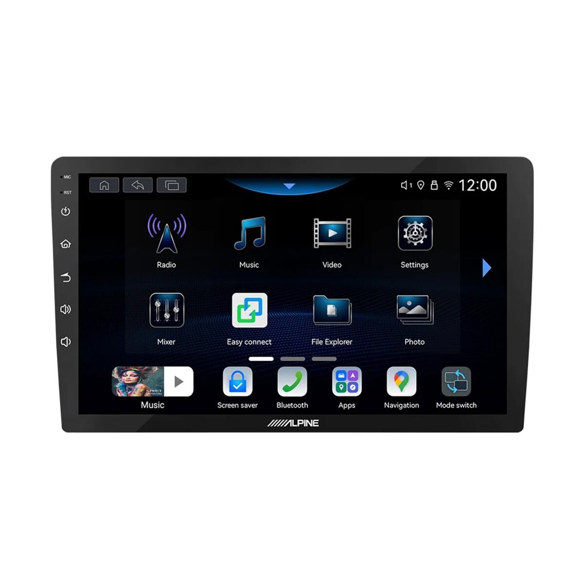 ALPINE HEAD UNIT 9" MIRROR LINK MULTIMEDIA RECEIVER WITH ALPINE OS (RAM4/64GB), , scanz_hi-res