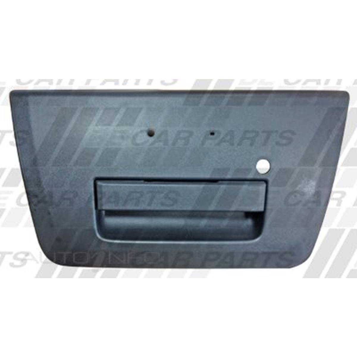 TAILGATE HANDLE - W/KEY HOLE - BLACK, , scanz_hi-res