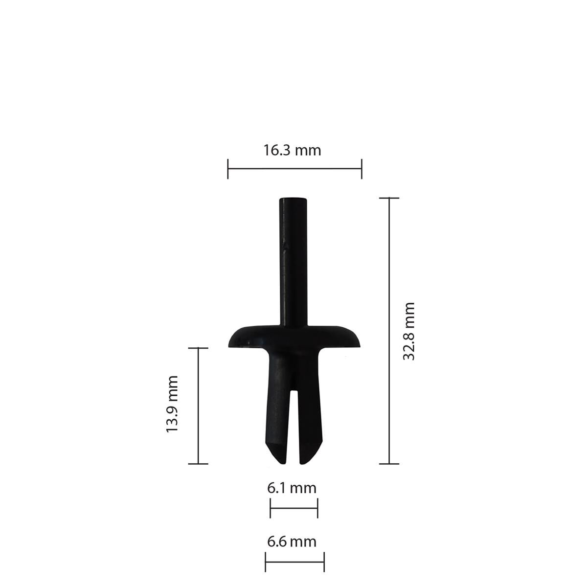 Volvo/Universal - pack of 25 car clips, , scanz_hi-res