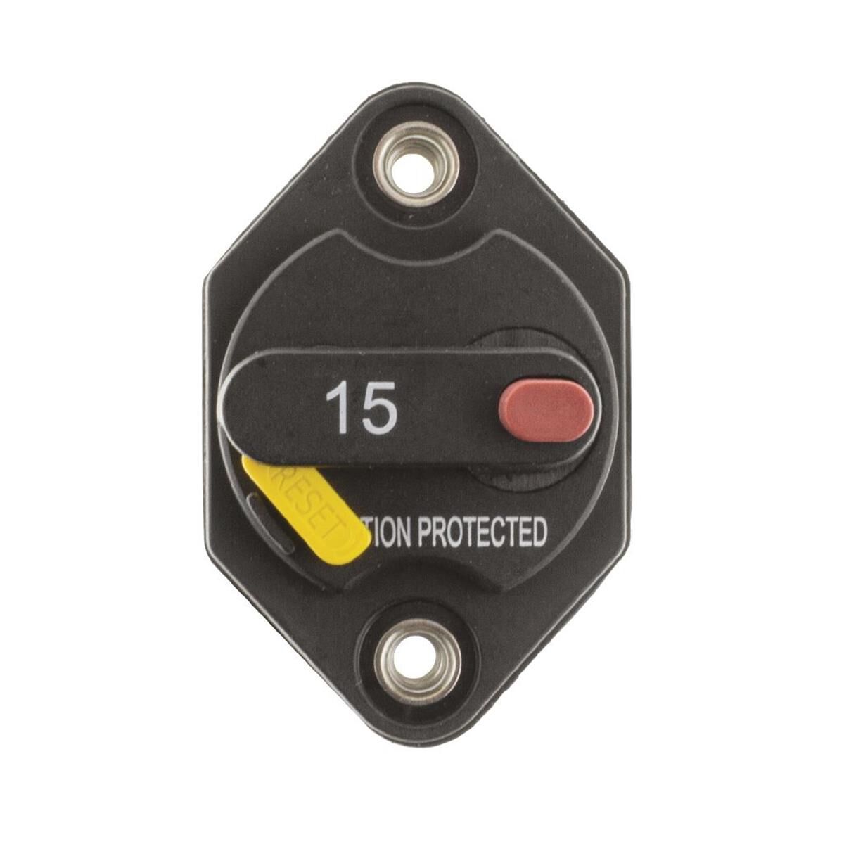 CIRCUIT BREAKER TYPElll  15AMP MANUAL RESET PANEL MOUNT                         JAYLEC, , scanz_hi-res