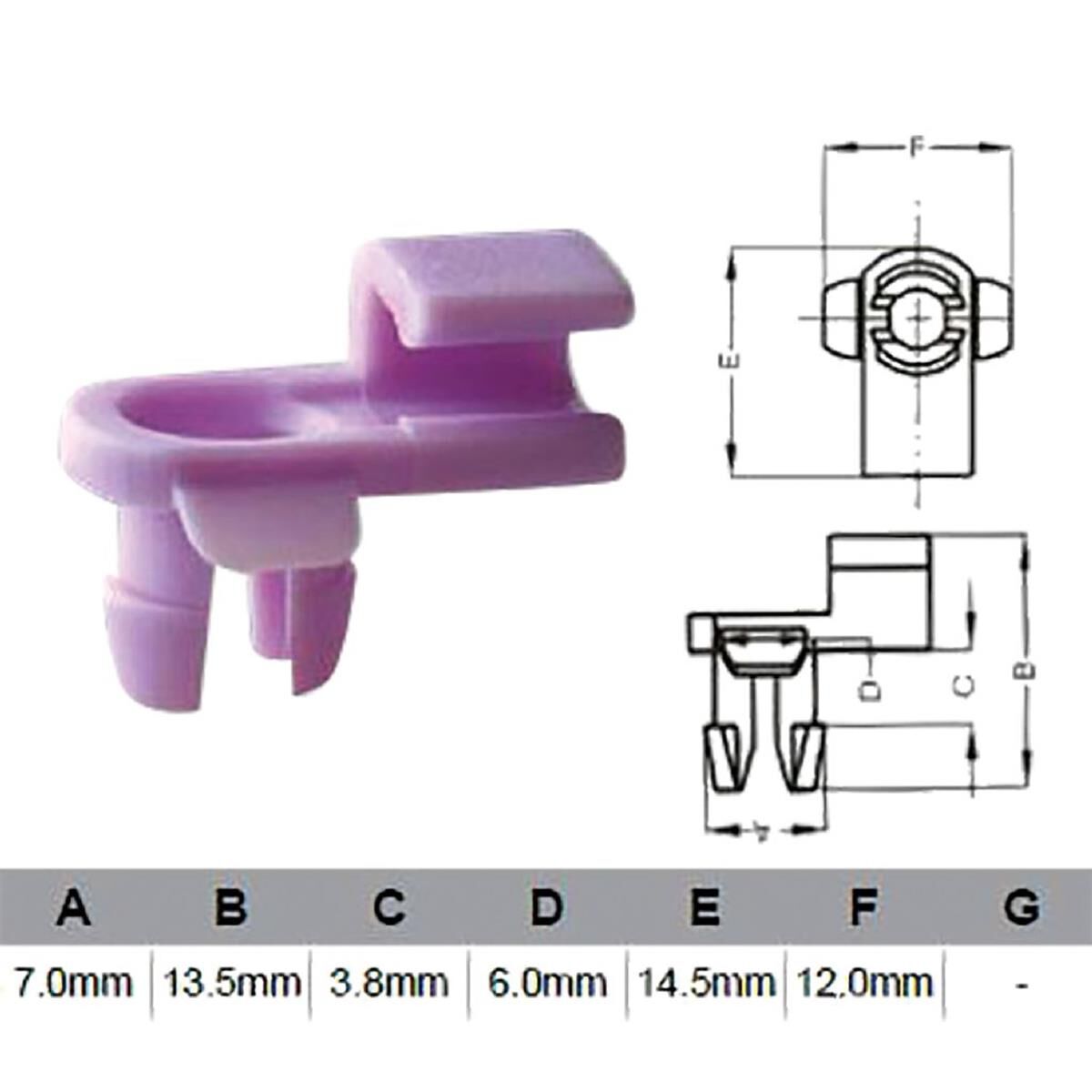 PKT 10 DOOR LOCK CLIP UNIVERSAL  JAYLEC, , scanz_hi-res