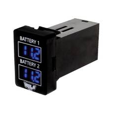 DUAL VOLTMETER OE RPL T/S LATE TOYOTA BLUE LED 33 x 22mm, , scanz_hi-res