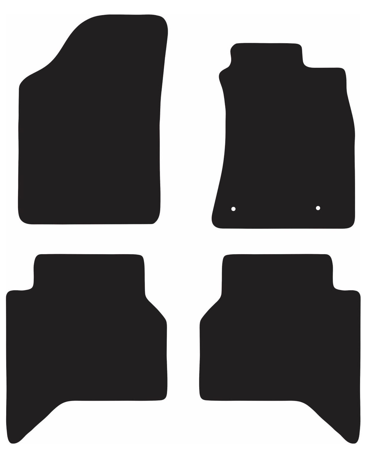 LUXURY CARPET CAR MATS FOR TOYOTA HILUX DUAL CAB (7TH GEN) 2005-2011, , scanz_hi-res