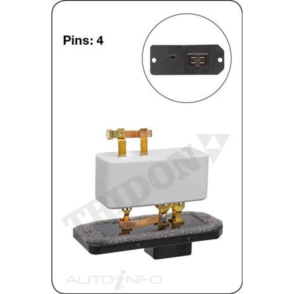 TRIDON HEATER FAN RESISITOR, , scanz_hi-res