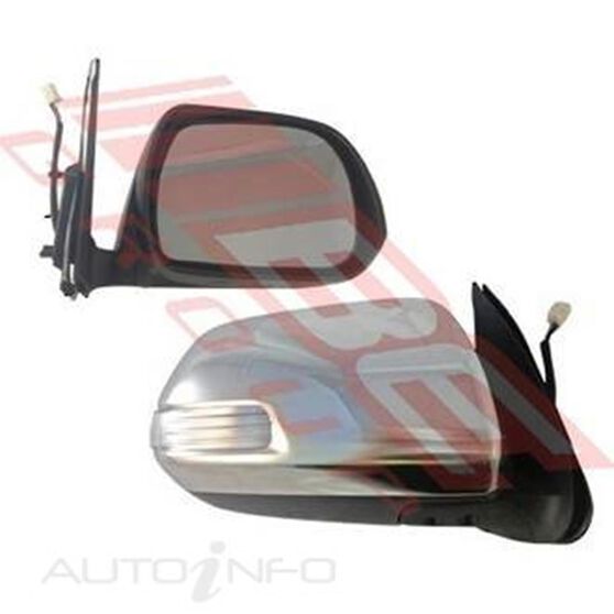 DOOR MIRROR - R/H - ELECTRIC - W/LED - CHROME, , scanz_hi-res