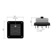 6 WAY FUSE BOX W/PROOF ATS BLADE FUSE 1 IN 6 OUT WITH LED, , scanz_hi-res