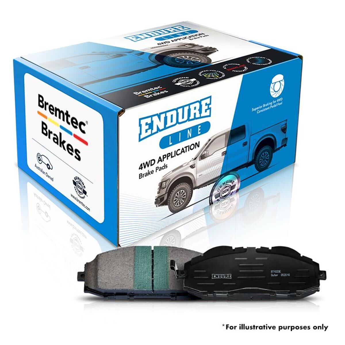 4WD BRAKE PADS SET HOLDEN COMMODORE VE 2006- DB1766, , scanz_hi-res