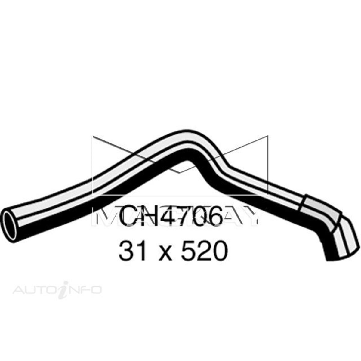 RADIATOR UPPER HOSE  - MINI COOPER S R53 - 1.6L I4 SUPERCHARGED PETROL - AUTO, , scanz_hi-res