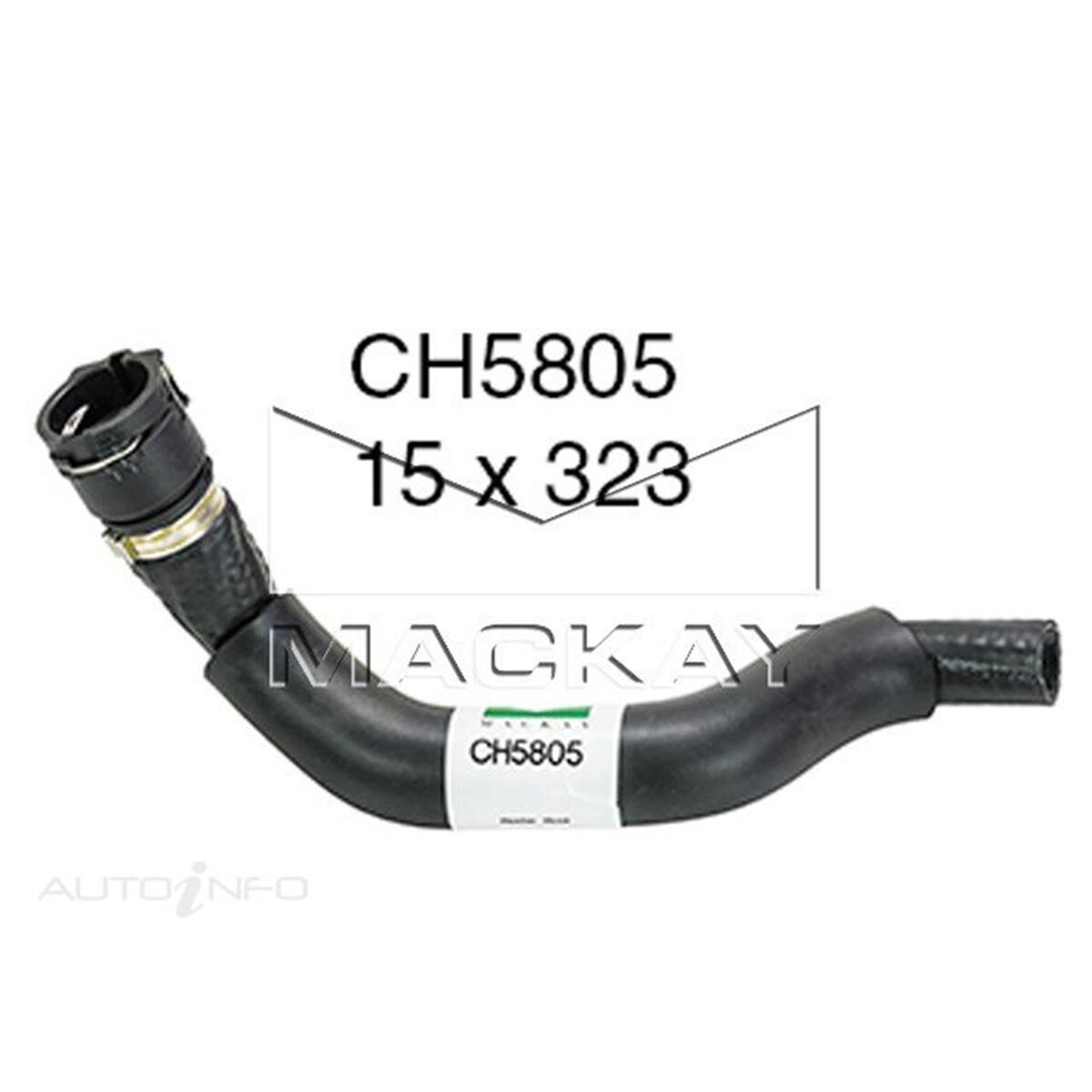 HEATER HOSE HOLDEN COMMODORE / CALAIS / MONARO / STATESMAN / CAPRICE VE / WM 3.6L (LWR) V6 24V DOHC VVT DEDICATED LPG VAPOUR INJECTION SUITS MY12 DEDICATED LPG (LWR)*, , scanz_hi-res