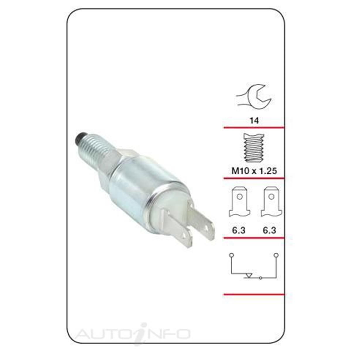 (TBS1023) BRAKE LIGHT SWITCH, , scanz_hi-res