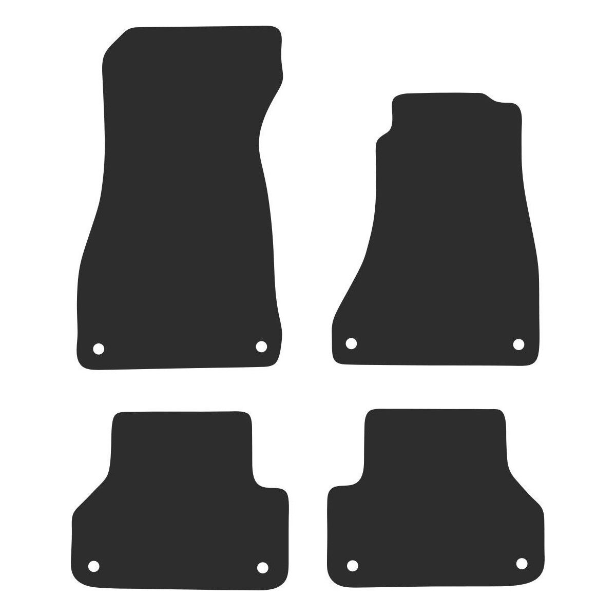 LUXURY CARPET CAR MATS FOR AUDI A4 AVANT (B9) 2016 ONWARDS, , scanz_hi-res