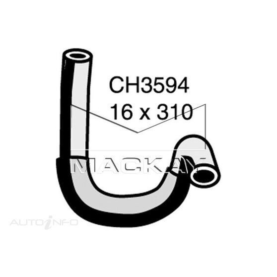 HEATER HOSE  - HOLDEN RODEO TF - 2.8L I4 TURBO DIESEL - MANUAL & AUTO, , scanz_hi-res