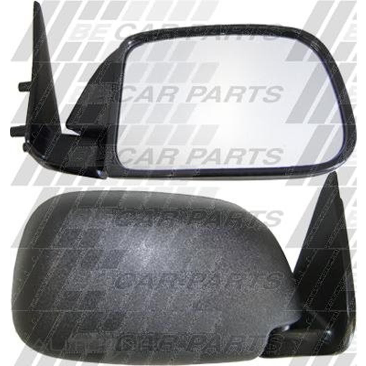 DOOR MIRROR - R/H - BLK - CNR MOUNT, , scanz_hi-res