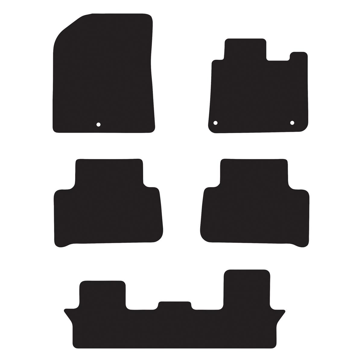 EXECUTIVE RUBBER CAR MATS FOR KIA SORENTO (4TH GEN) 2020 ONWARDS, , scanz_hi-res