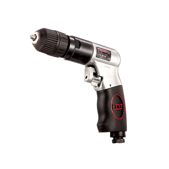 REVERSIBLE 3/8" AIR DRILL WITH KEYLESS CHUCK, , scanz_hi-res
