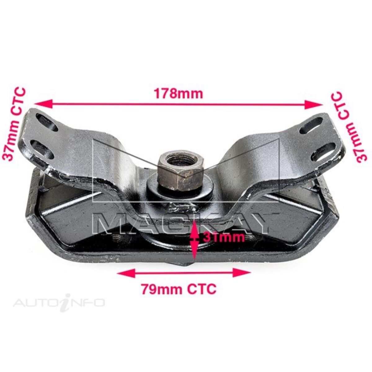 ENGINE MOUNT REAR - TOYOTA HILUX LN106R - 2.8L I4  DIESEL - MANUAL & AUTO, , scanz_hi-res